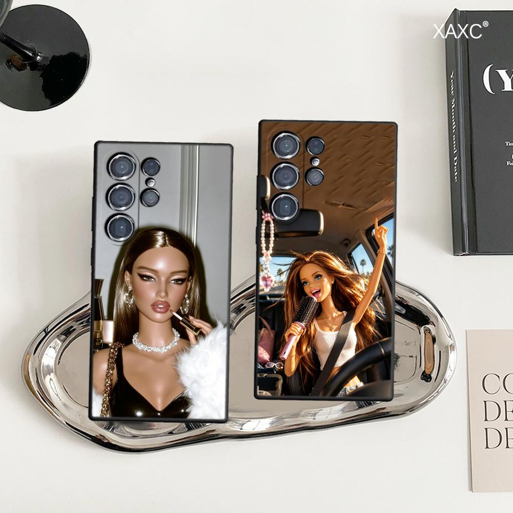 Phone Cases Galaxy A16 5G - เคสโทรศัพท์พรีเมียมลายหน้าตุ๊กตาสุดหรูสำหรับ Samsung Galaxy A17 16 A15