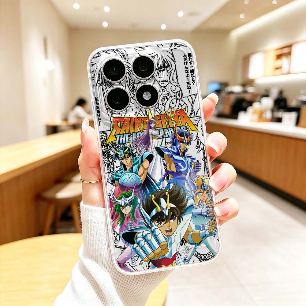 Phone Cases Xiaomi 15 - เคสโทรศัพท์ใสลายอนิเมะเซนต์เซย์ยะสำหรับ Xiaomi Mi 17 Pro Max