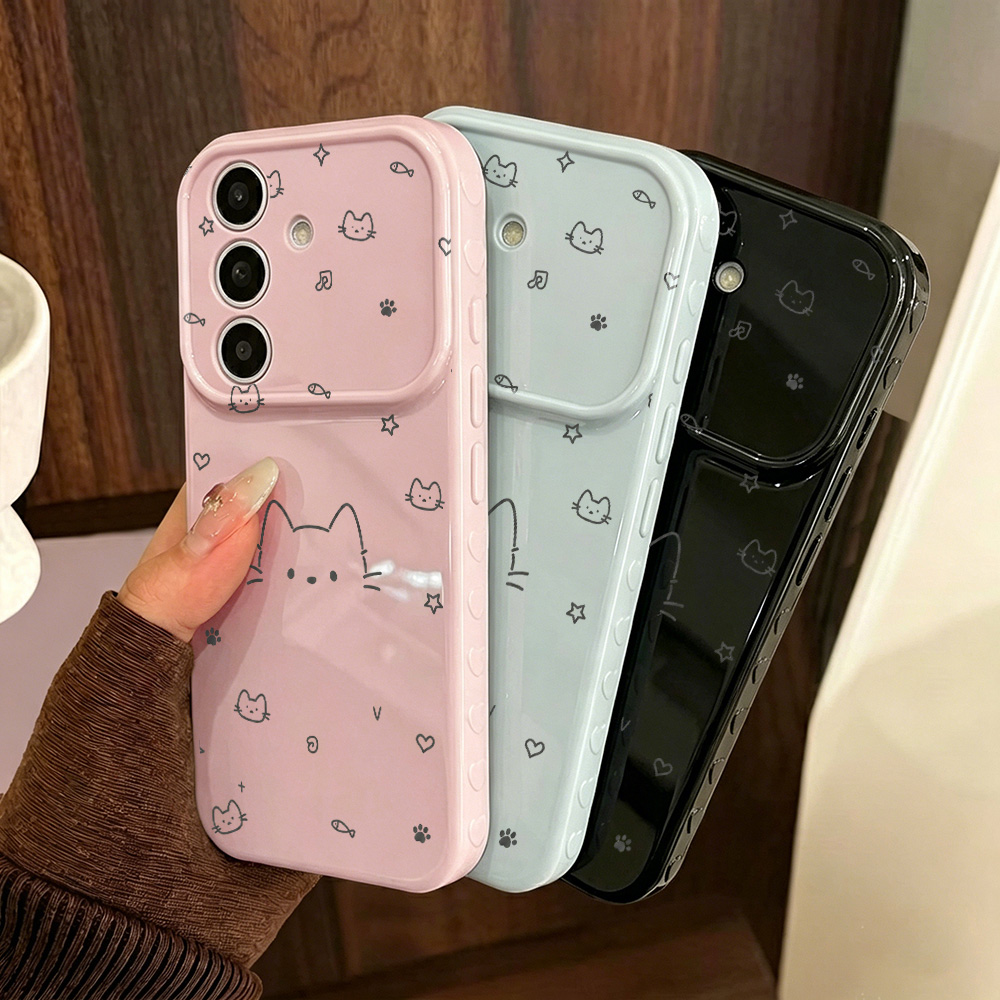 Phone Cases Galaxy A16 5G - เคสโทรศัพท์ลายแมวน่ารัก สำหรับ Samsung A56 5G A16