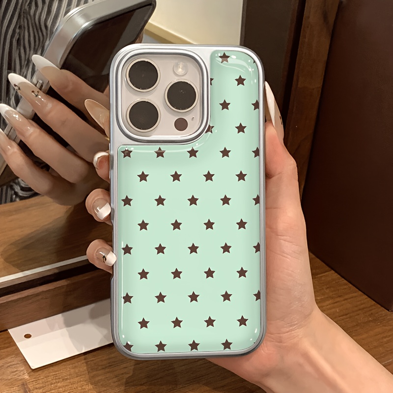 เคสโทรศัพท์ลายดาวสีน้ำตาลเขียว - Phone Cases Iphone 13 บทวิจารณ์และราคา