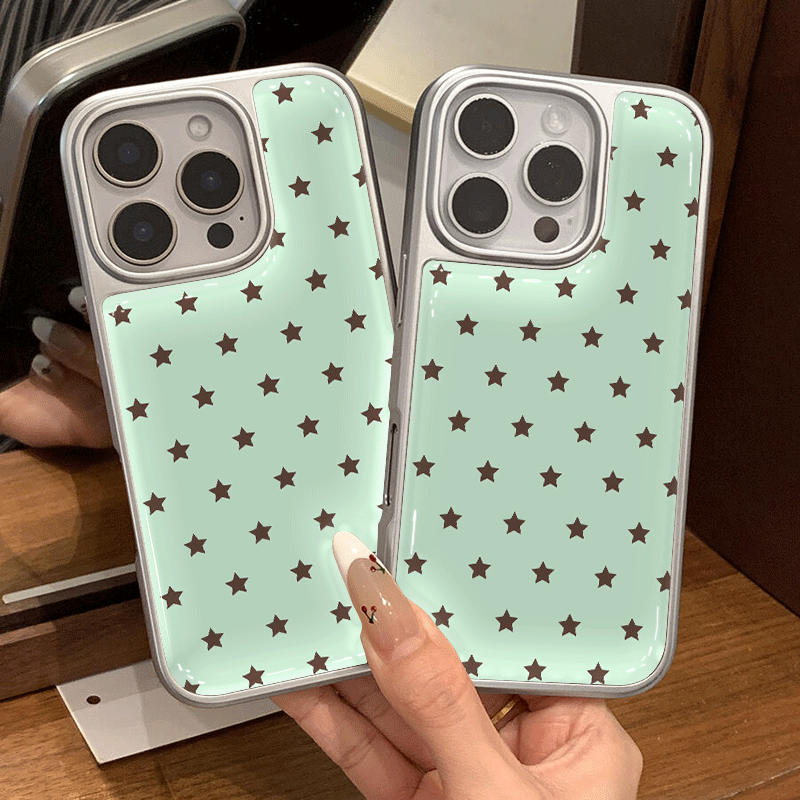 เคสโทรศัพท์ลายดาวสีน้ำตาลเขียว - Phone Cases Iphone 13 บทวิจารณ์และราคา