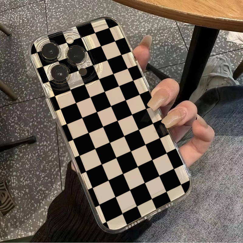 เคสโทรศัพท์ลายตารางสีดำอวกาศสำ - Phone Cases Xiaomi 15 บทวิจารณ์และราคา