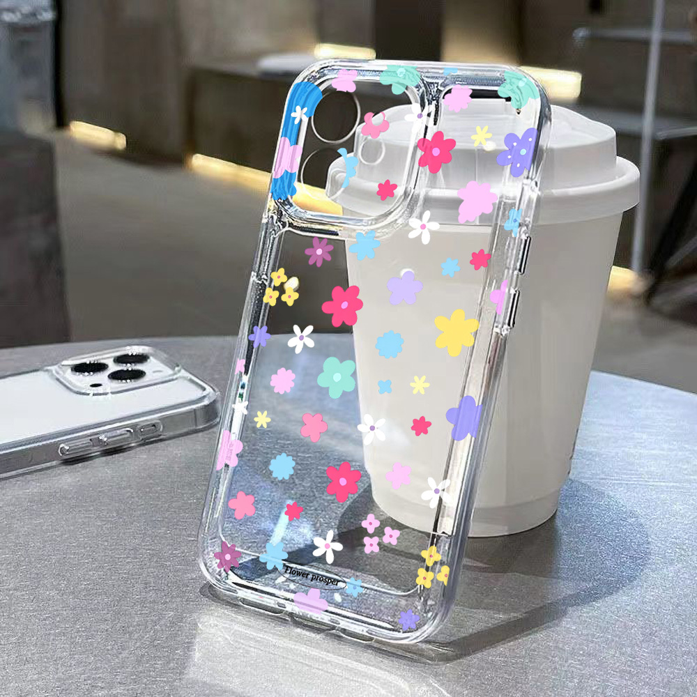 เคสโทรศัพท์ลายดอกไม้สีสันสดใส  - Phone Cases Xr Iphone บทวิจารณ์และราคา