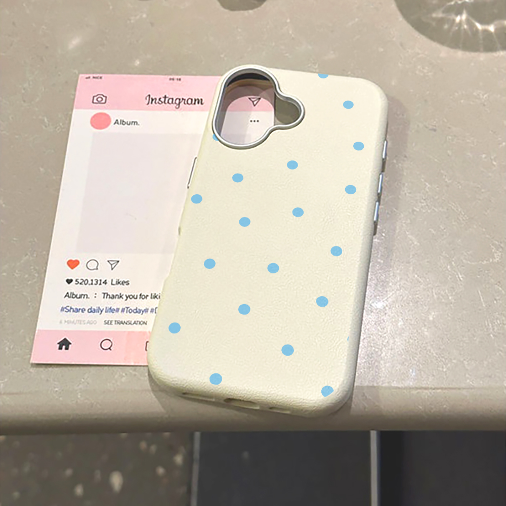 เคสโทรศัพท์ลายจุดสีฟ้าเรียบง่า - Phone Cases Galaxy A16 5G บทวิจารณ์และราคา