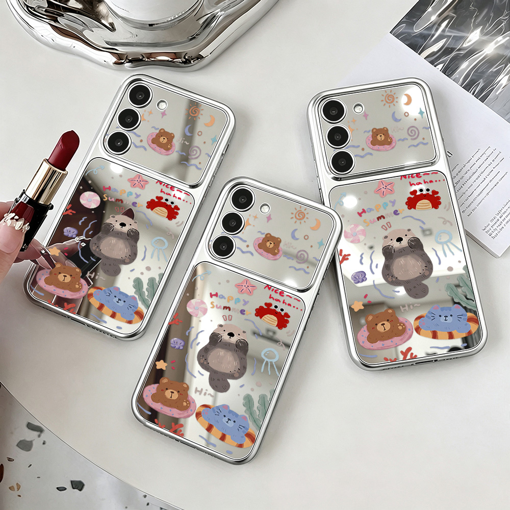 เคสกระจกพร้อมสายคล้องลายหมีการ - Phone Cases Galaxy A16 5G บทวิจารณ์และราคา
