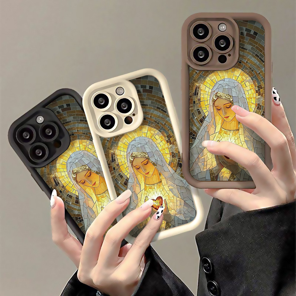 เคสโทรศัพท์สไตล์กระจกสีโบสถ์ย้ - Phone Cases Iphone 13 บทวิจารณ์และราคา