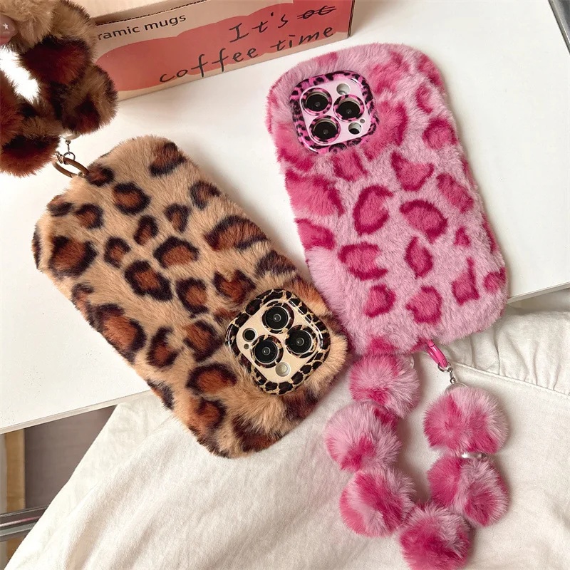 เคสโทรศัพท์ลายเสือดาวขนฟูนุ่ม  - Phone Cases Iphone 13 บทวิจารณ์และราคา
